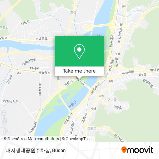 대저생태공원주차장 map