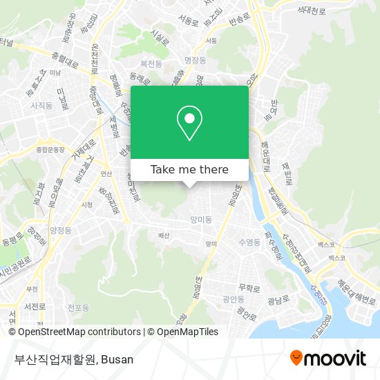 부산직업재할원 map