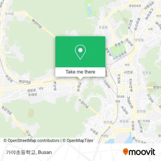 가야초등학교 map