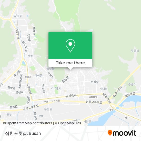 삼천포횟집 map