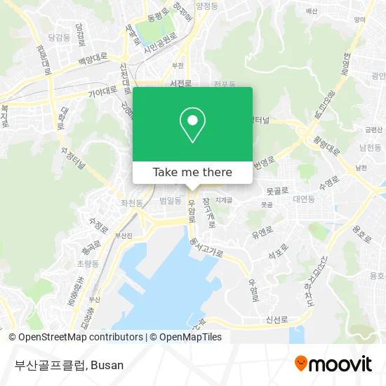 부산골프클럽 map
