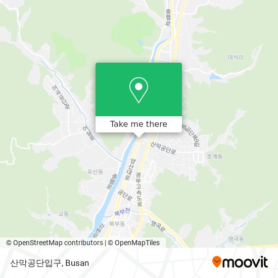 산막공단입구 map