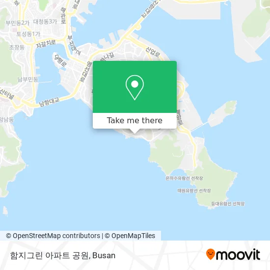 함지그린 아파트 공원 map