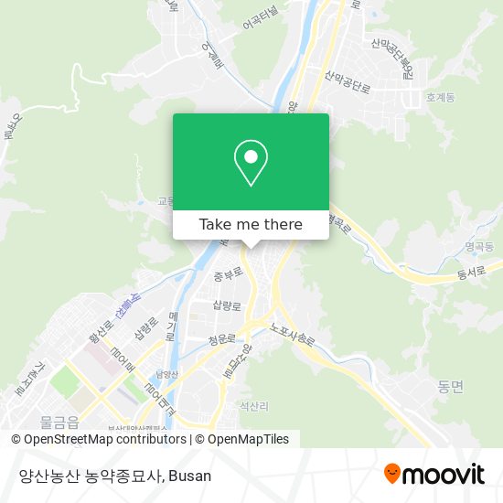 양산농산 농약종묘사 map