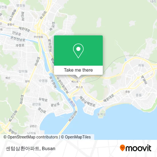 센텀삼환아파트 map