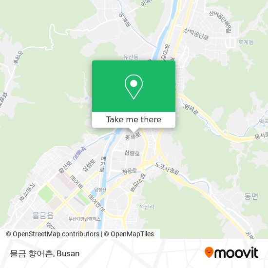 물금 향어촌 map