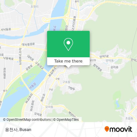 용천사 map