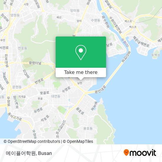 메이플어학원 map
