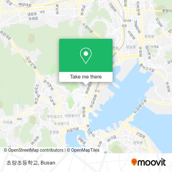 초량초등학교 map