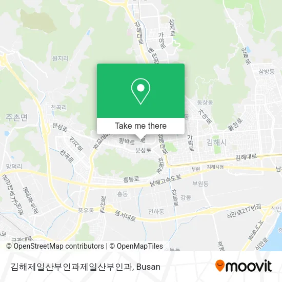 김해제일산부인과제일산부인과 map