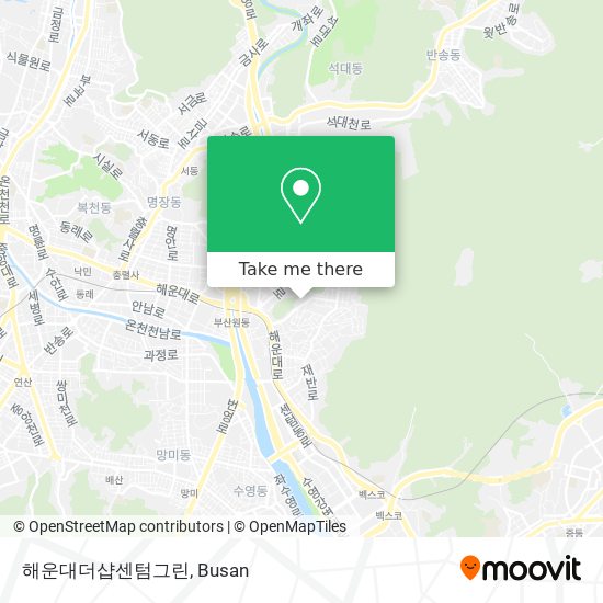 해운대더샵센텀그린 map