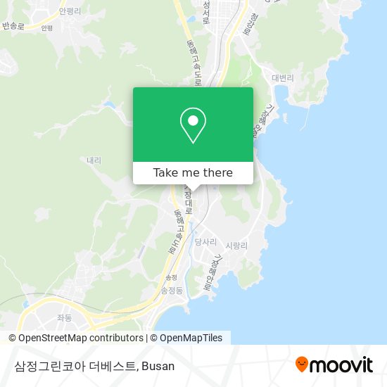 삼정그린코아 더베스트 map