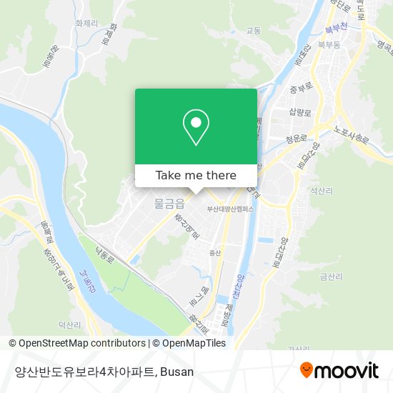양산반도유보라4차아파트 map