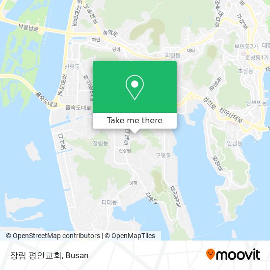 장림 평안교회 map