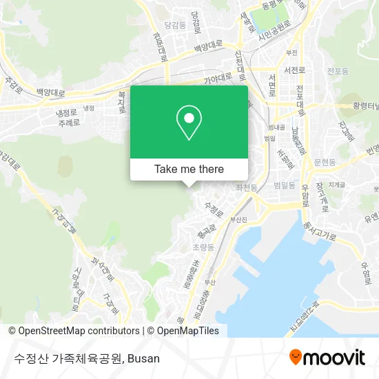 수정산 가족체육공원 map