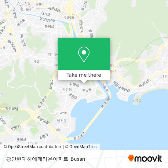 광안현대하에페리온아파트 map