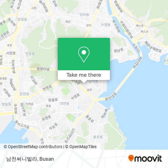 남천써니빌라 map