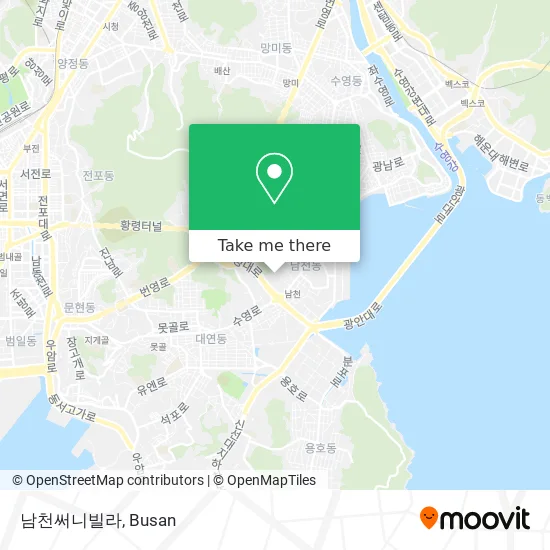 남천써니빌라 map