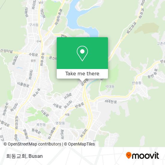 회동교회 map