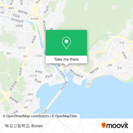 해강고등학교 map