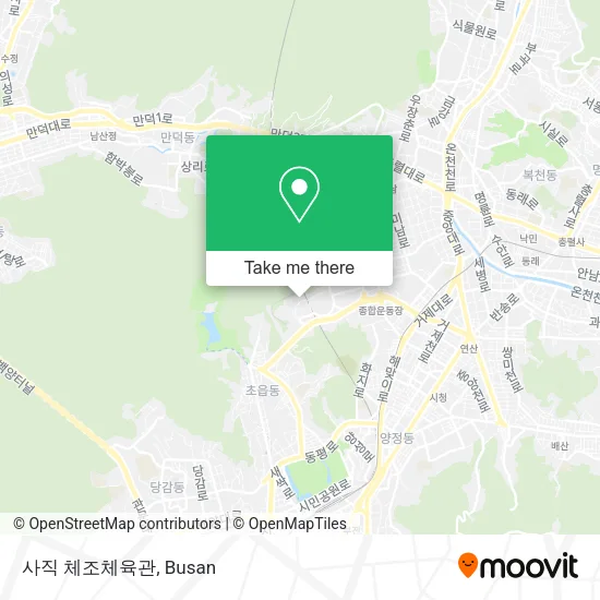사직 체조체육관 map