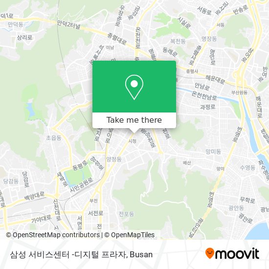 삼성 서비스센터 -디지털 프라자 map