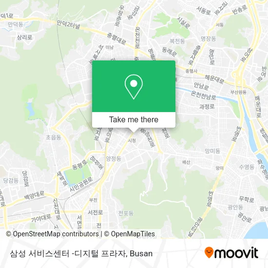 삼성 서비스센터 -디지털 프라자 map