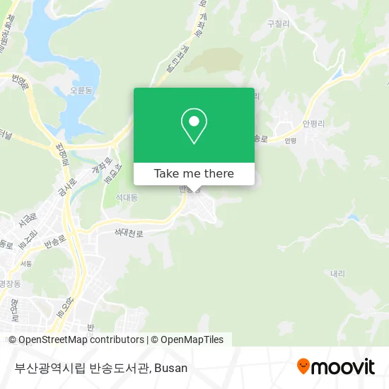 부산광역시립 반송도서관 map
