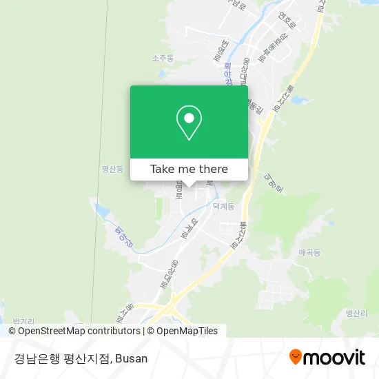 경남은행 평산지점 map