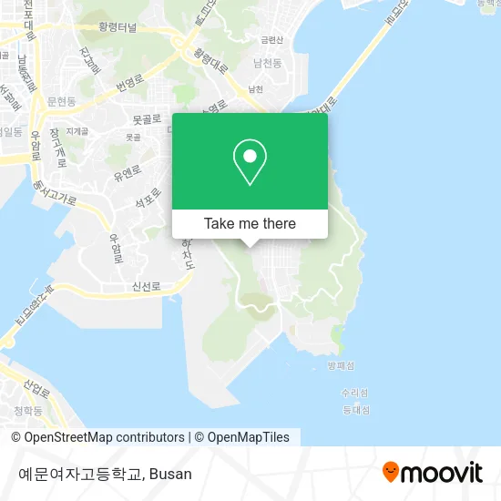 예문여자고등학교 map