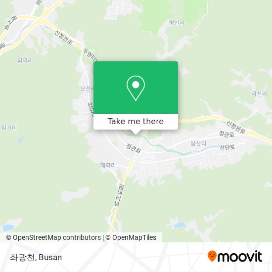 좌광천 map