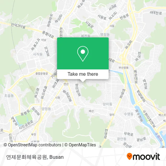 연제문화체육공원 map