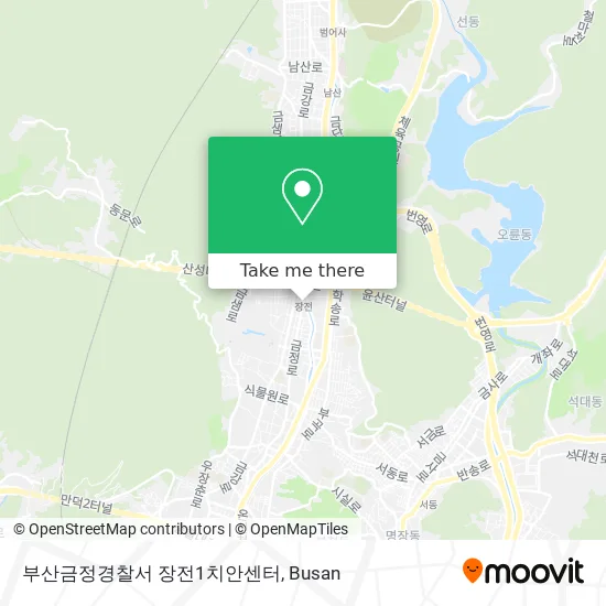 부산금정경찰서 장전1치안센터 map