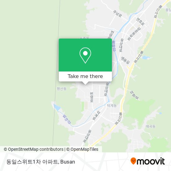 동일스위트1차 아파트 map