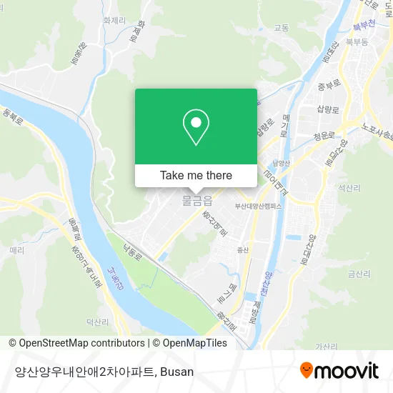 양산양우내안애2차아파트 map