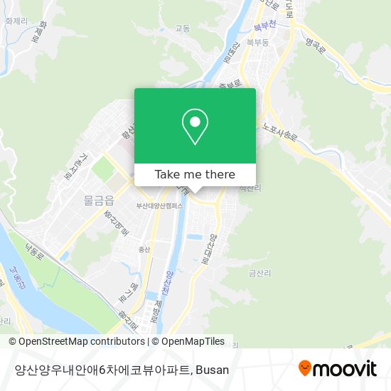 양산양우내안애6차에코뷰아파트 map