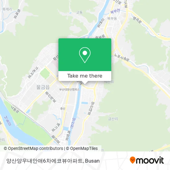 양산양우내안애6차에코뷰아파트 map