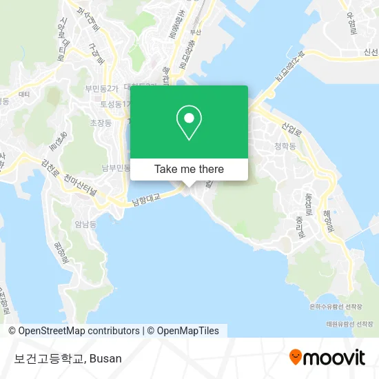 보건고등학교 map