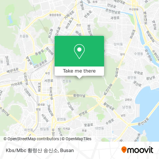 Kbs/Mbc 황령산 송신소 map