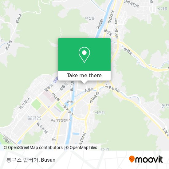 봉구스 밥버거 map