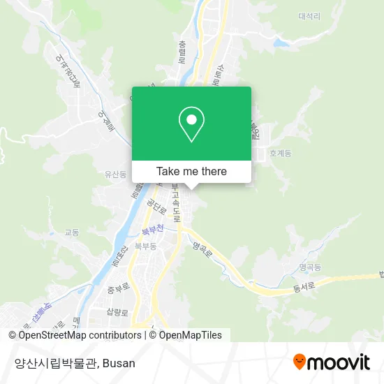 양산시립박물관 map
