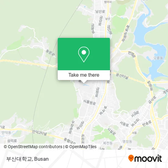 부산대학교 map