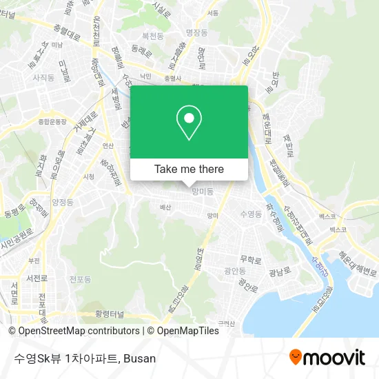 수영Sk뷰 1차아파트 map