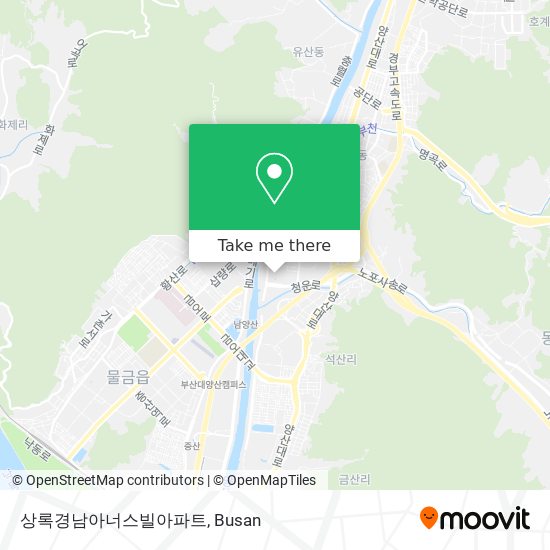상록경남아너스빌아파트 map