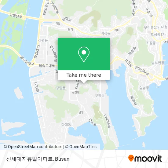 신세대지큐빌아파트 map