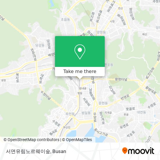 서면유림노르웨이숲 map