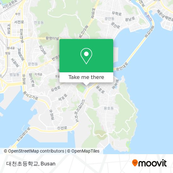 대천초등학교 map