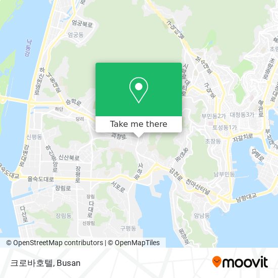 크로바호텔 map