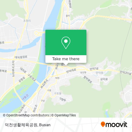 덕천생활체육공원 map