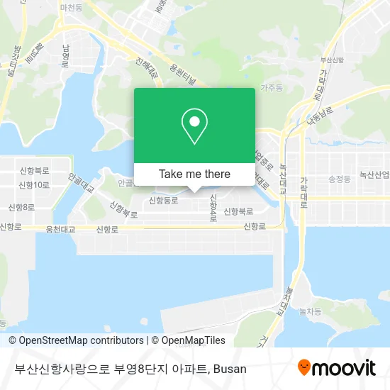 부산신항사랑으로 부영8단지 아파트 map